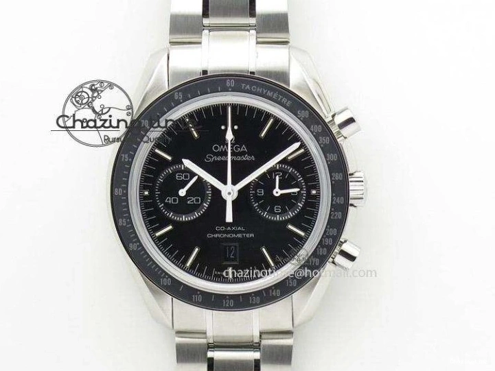 0202 Seamaster Diver 300M ORF 1:1 Best Edition Black Ceramic White Dial on SS Bracelet A Reliable 7865